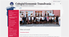 Desktop Screenshot of colegiuleconomictransilvaniatgmures.info