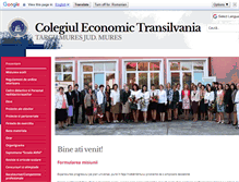 Tablet Screenshot of colegiuleconomictransilvaniatgmures.info